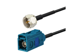 Antennen Adapter F Male > FAKRA Female Code Z